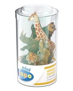 Papo Wild Life  Mini Wildtiere Set 2 - 6-teilig 33021