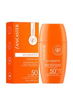 Lancaster Sun Sensitive Tinted |Mattifying Fluid  Spf 50 30ml