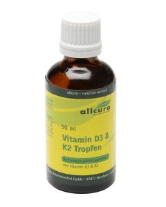 Allcura Vitamin D3 & K2 Tropfen 50 ml